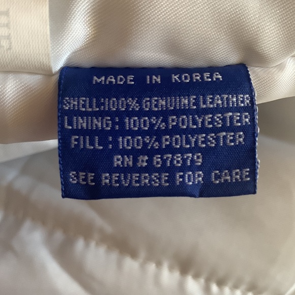 VINTAGE HIGH QUALITY LEATHER RAIDERS JACKET. EXCELLENT CONDITION. - Picture 4 of 14